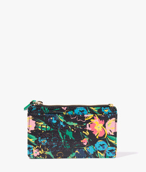 Parcena flirty texture magnolia zip card holder