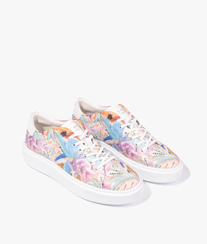 Lorma art print platform sneaker