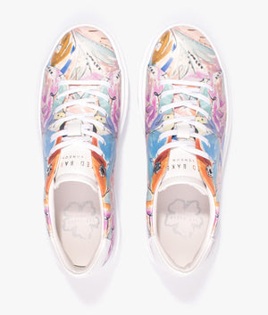 Lorma art print platform sneaker