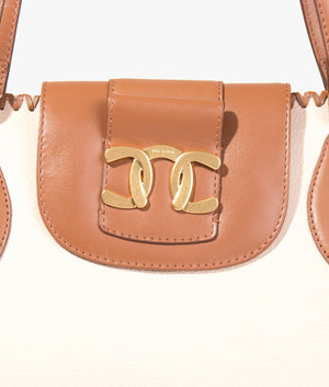 Edali whipstitch detail large shopper in natural