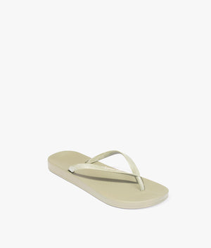 Anatomic colors flip flops in khaki