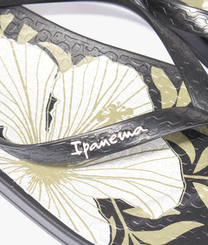 Anatomic temas flip flops in black