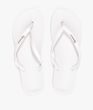 White colour flip best sale flops