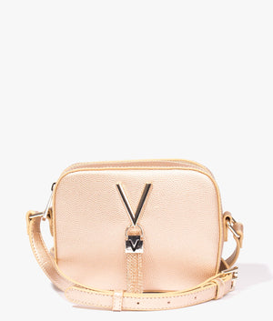 Divinia camera bag in gold