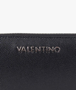 Divina zip around purse in black