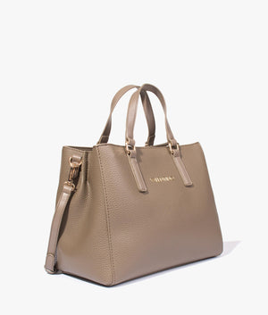 Superman tote in taupe