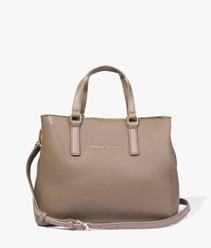 Superman tote in taupe