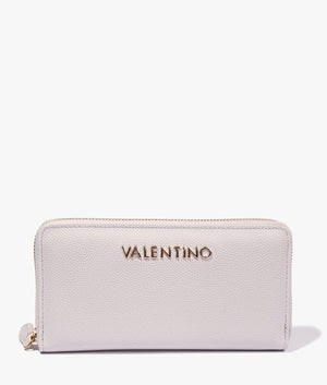 Divina zip around purse in ghiaccio