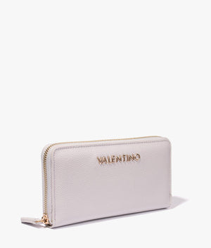 Divina zip around purse in ghiaccio