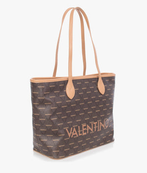 Liuto logo print shopper in multi