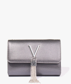 Valentino Bags Divina Pebbled Clutch Bag