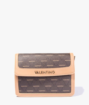 Alder logo crossbody in brown multi