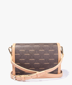 Alder logo crossbody in brown multi