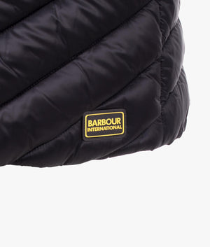 Cosford reversible gilet in black silver cloud