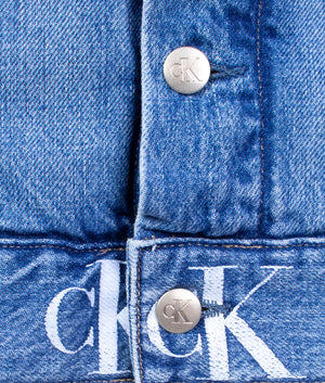 Long dad denim jacket