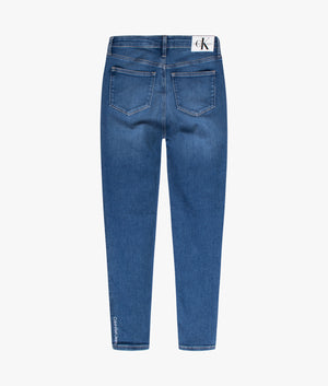 High rise super skinny jean in medium denim