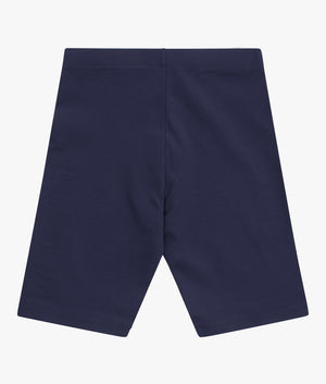 Logo cycle shorts in twilight navy