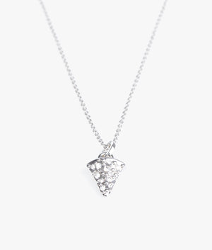 Spina crystal thorn pendant in silver