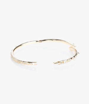 Spina crystal thorn cuff in gold