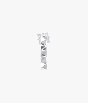 Sobek mini hoop earrings in silver