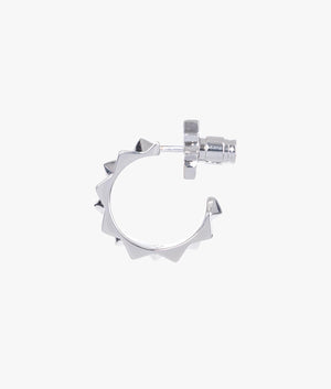 Sobek mini hoop earrings in silver