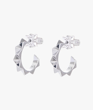 Sobek mini hoop earrings in silver
