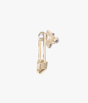 Irulan crystal pin earrings in gold
