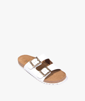 Allegra slide in white
