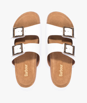 Allegra slide in white