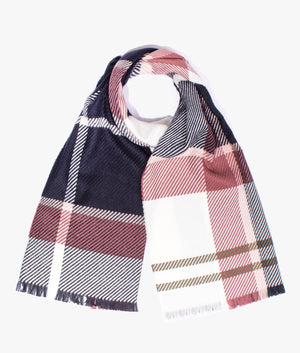 Blair tartan scarf in midnight berry
