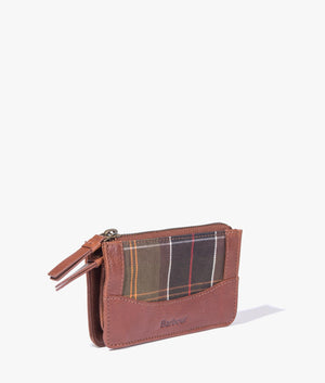 Cree zip purse in brown