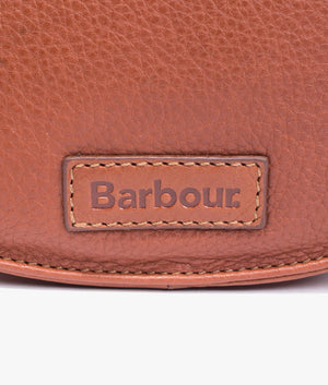 Laire leather saddle bag in brown