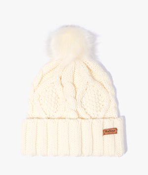 Ridley beanie and scarf set in cream