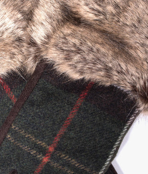 Ridley tartan gloves in classic