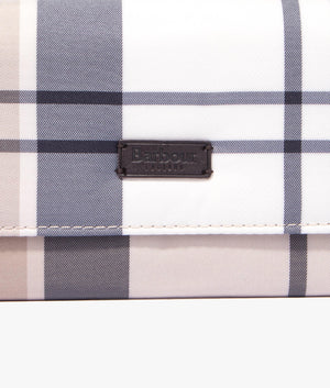 Witford tartan wallet in rosewood