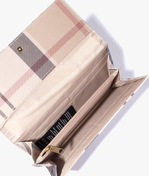Witford tartan wallet in rosewood