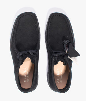 Clarks Wallabee Suede Scarpe da Donna Nere-UK 8 / EU 42 Clarks Wallabee Suede Scarpe da Donna Nere-UK 8 / EU 42