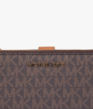 Adele logo smartphone wallet in brown
