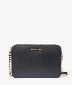 Jet set large crossbody in black