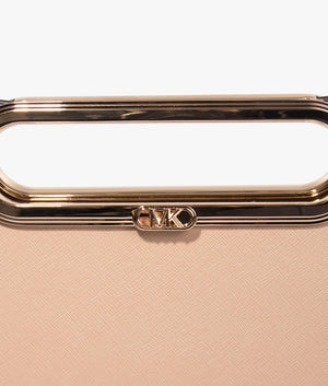 Chelsea convertable clutch in camel