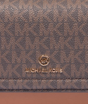 Michael kors leather phone crossbody hotsell
