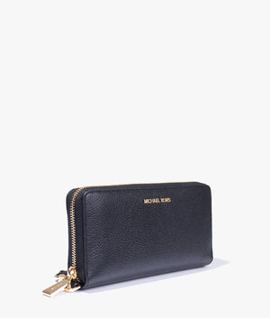 Jet set travel continental wallet in black