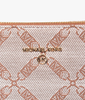 Jet set charm dome crossbody in natural & luggage