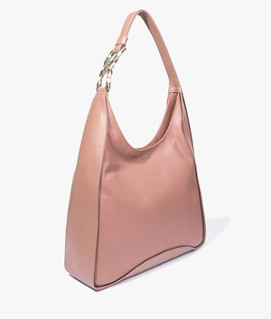 Chelsia chain detail hobo bag in natural
