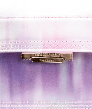 Felori floral printed mini evening bag in pink