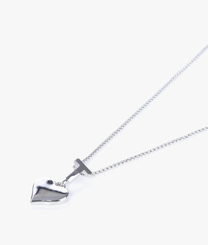 Heidio tee heart pendant in silver