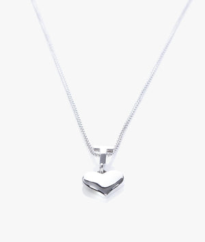 Heidio tee heart pendant in silver