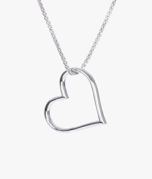 Hunta chain of hearts pendant in silver