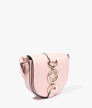 Kensina magnolia detail mini crossbody in pink