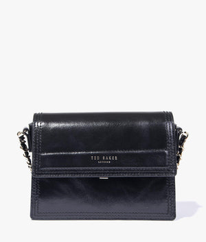 Libbe metallic crossbody in black